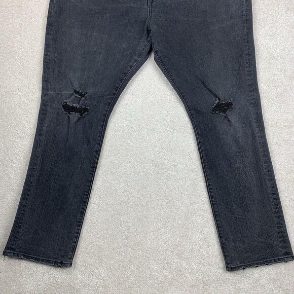 American Eagle 360 Extreme Flex Slim Taper Jeans Men's Size 40 Distressed - Picture 4 of 16